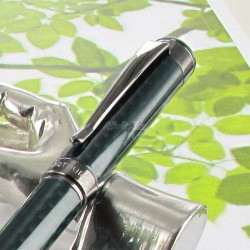 Stylo Plume Oberthur "Orion" Vert & Gun