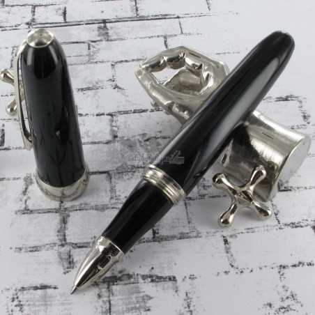 Stylo Roller Jean Pierre Lépine® "Winston" Noir Brillant