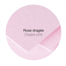 20 Enveloppes Pollen 90x140mm Adhésives Rose Dragée