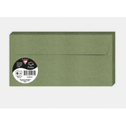 20 Enveloppes Pollen 110x220mm Adhésives Vert sauge