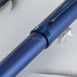 Stylo Roller Sheaffer® "Serie 100" Bleu satiné et Chromé