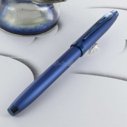 Stylo Roller Sheaffer® "Serie 100" Bleu satiné et Chromé