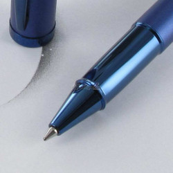 Stylo Roller Sheaffer® "Serie 100" Bleu satiné et Chromé