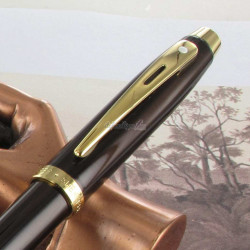 Stylo Roller Sheaffer® "Serie 100" Laqué Marron et doré