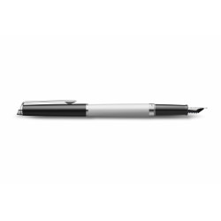 Stylo Plume Fine WATERMAN® Hémisphère Colour Blocking Blanc Noir