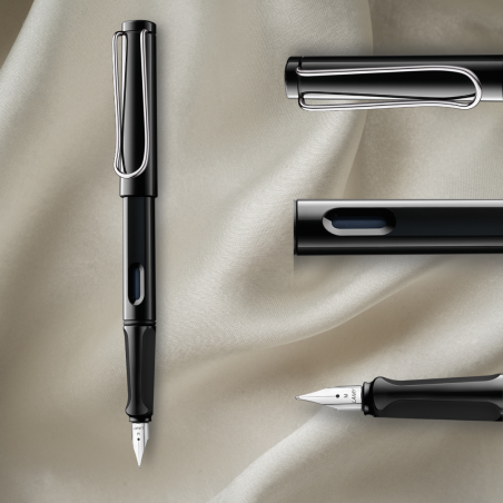 Stylo Plume F Lamy© Safari Noir Brillant