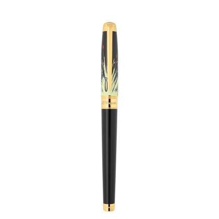 stylo roller S.T. Dupont Harley Quinn doré – édition DC Comics