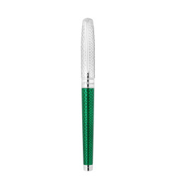 stylo plume S.T. Dupont Snake Skin vert – vue de face
