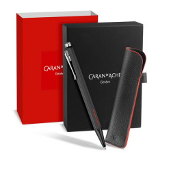 Stylo bille Caran d’Ache Ecridor Racing – Édition Spéciale avec Étui Cuir