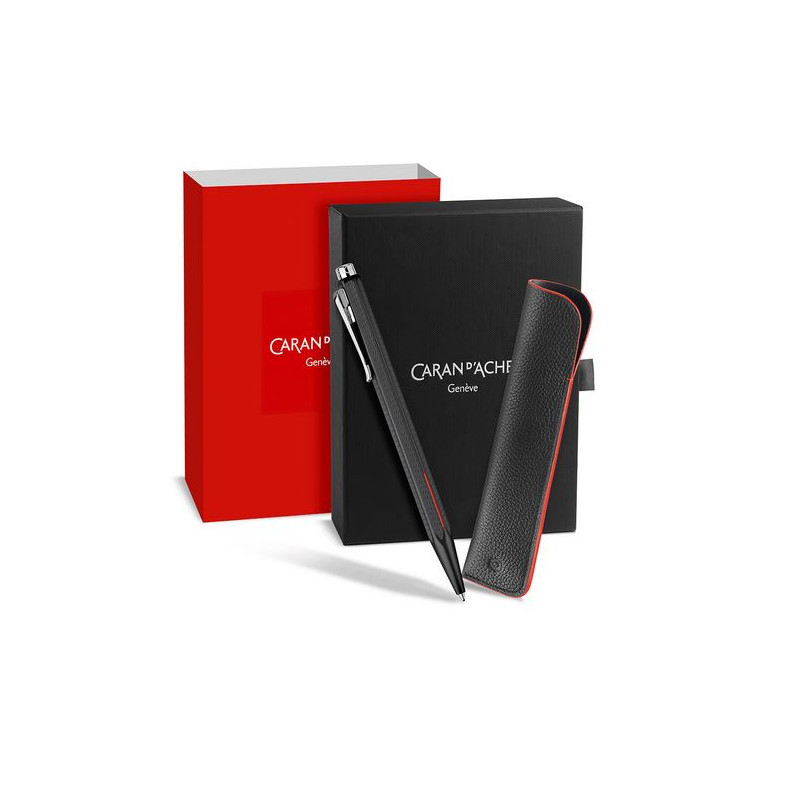 Stylo bille Caran d’Ache Ecridor Racing – Édition Spéciale avec Étui Cuir