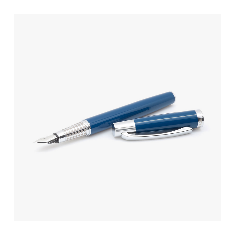 Stylo-plume Arc bleu roi Inoxcrom®