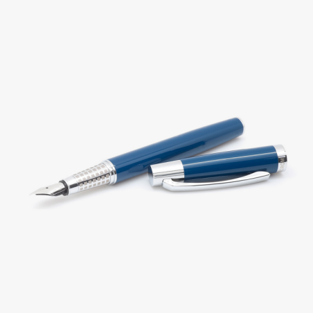 Stylo-plume Arc bleu roi Inoxcrom®