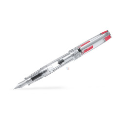 Stylo plume ( M ) prera transparent rouge Pilot®