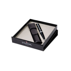 Stylo-bille de luxe Sheaffer® avec étui en cuir – Coffret cadeau élégant