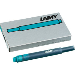 LAMY T10 turquoise – nuancier d’encre et étui