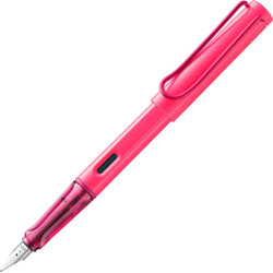 Confort d’écriture stylo plume Lamy Safari rose néon