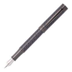 Stylo plume Cerruti 1881 ouvert avec plume apparente