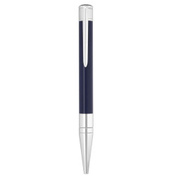 Stylo bille Initial Bleu Foncé & Chrome S.T. Dupont.