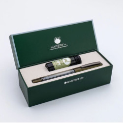 Stylo plume Monteverde USA MP1 Olive Green MV34103 présenté dans son coffret