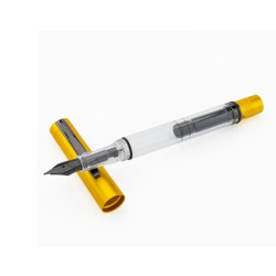 Stylo plume Monteverde USA MP1 Honey Yellow 34203 ouvert avec capuchon