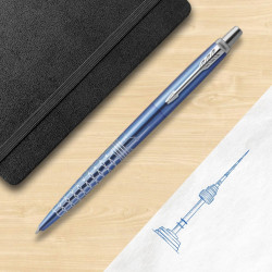arker Jotter Séoul bleu – mise en scène