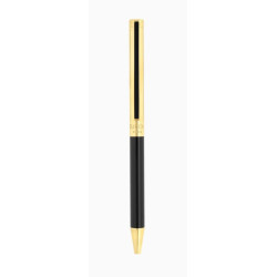 Stylo-bille S.T. Dupont Classique noir et doré – vue de face