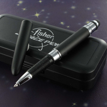 Stylo Bille Fisher Space Pen® Pocket "Bullet" Noir Mat Tactil