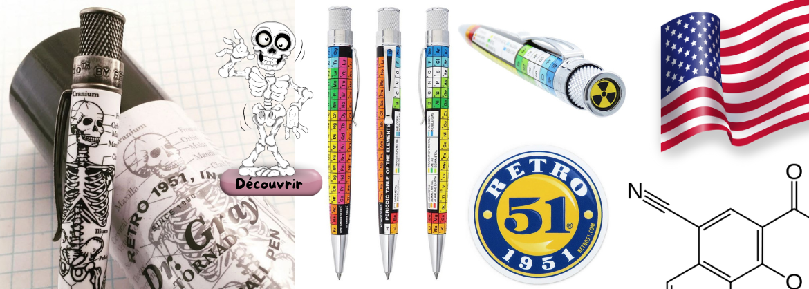 Les stylos américains Retro 51